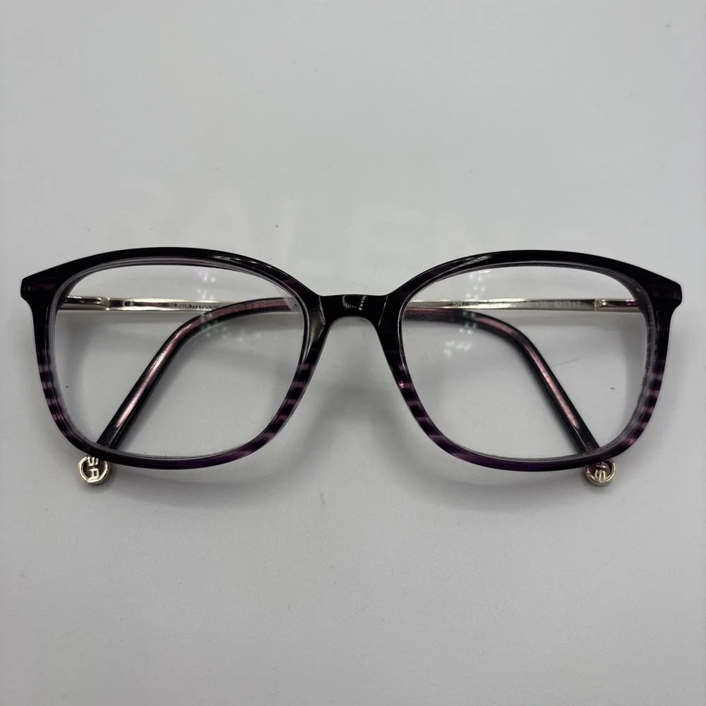 SONIA RYKIEL Eyeglasses SR7365 C03 Purple Frames 52 [] 17 135 Flex Hinges #D116